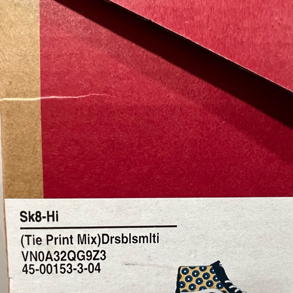 Vans SK8 Hi, Tie Print Mix, VN0A32QG9Z3, Various Sizes - Picture 3 of 13